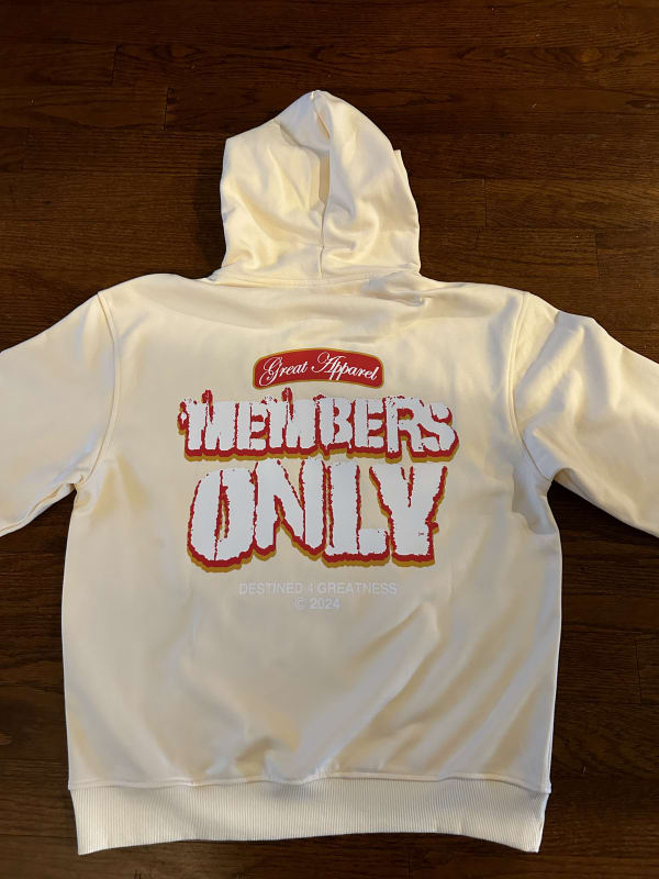 Cream Hoodie